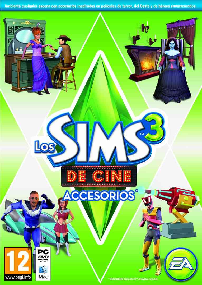 Los Sims 3 De Cine Accesorios Pc